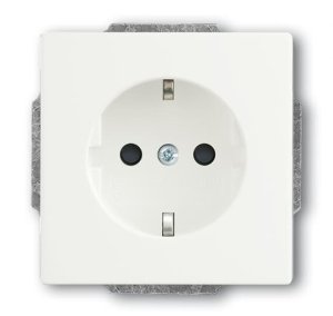 Busch-Jäger SCHUKO-Steckdosen-Eins 2300EUCB-884, 2CKA002013A5453