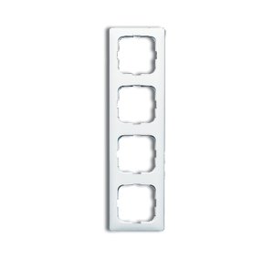 Busch-Jäger 2514-214K-102 Reflex SI, Rahmen, Rahmen 4-fach, Linear, alpinweiß (1725-0-1497)