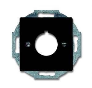 Busch-Jäger 2533-81 carat®, Datenkommunikation - Abdeckungen, Abdeckung für Befehlsgeräte mit 22,5mm Ø, anthrazit (1724-0-4254)