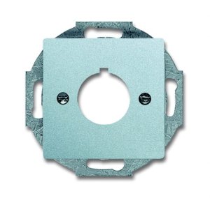 Busch-Jäger 2533-83 future® linear, Datenkommunikation - Abdeckungen, Abdeckung für Befehlsgeräte mit 22,5mm Ø, alusilber (1724-0-4261)