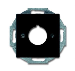 Busch-Jäger 2533-885 future® linear, Datenkommunikation - Abdeckungen, Abdeckung für Befehlsgeräte mit 22,5mm Ø, schwarz matt (1724-0-4301)