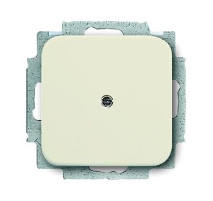 Busch-Jäger 2538-212 Busch-Duro 2000® SI, Datenkommunikation - Abdeckungen, Blindzentralscheibe, weiß (1715-0-0218)