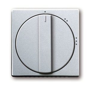Busch-Jäger 2542 DR/02-83 future® linear, Sonstiges, Abdeckung für 3-Stufen-Drehschalter, 2710/1 U, alusilber (1710-0-3672)