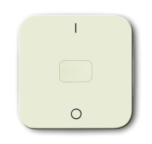 Busch-Jäger 2544-212 Busch-Duro 2000® SI, Wippen, Abdeckung für Ausschalter 2-polig, 3-polig, anschraubbar, weiß (1434-0-0455)