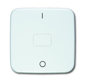 Busch-Jäger 2544-214 Reflex SI, Wippen, Abdeckung für Ausschalter 2-polig, 3-polig, anschraubbar, alpinweiß (1434-0-0570)