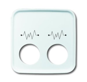 Busch-Jäger 2548-021 G-214 Reflex SI, Krankenhaus-Systeme Ackermann, clino opt 99, Rufeinheit als Diagnostik-/Steckkontakt, alpinweiß (1724-0-2714)