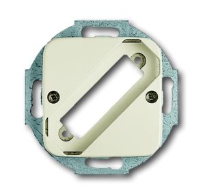 Busch-Jäger 2549-212 Busch-Duro 2000® SI, Datenkommunikation - Abdeckungen, Abdeckung für 25-polige D-Subminiatur-Steckverbinder, weiß (1724-0-0616)