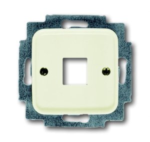 Busch-Jäger 2561-212 Busch-Duro 2000® SI, Datenkommunikation - Abdeckungen, Abdeckung für 1 Modular Jack, weiß (1753-0-3825)