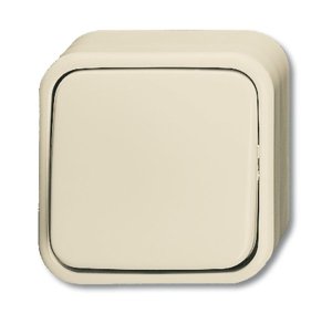 Busch-Jäger 2601/6 AP Busch-Duro 2000® AP, Schalter/Taster, Wippschalter (Wechselschalter), weiß (1042-0-0621)