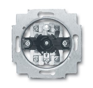 Busch-Jäger 2723 U Unterputz-Einsätze, Jalousieschaltgeräte, Jalousietaster mit Drehgriff, 1P+N+E, (1101-0-0567)