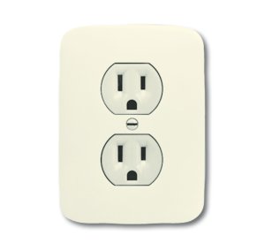 Busch-Jäger 3015-02 EUI-212 Export-Steckvorrichtungen, Busch-Nema-Steckdosen, UP-Doppelsteckdose 15 A, Busch-Duro 2000® SI, weiß (2123-0-0016)