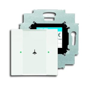 Busch-Jäger 6125/01-884 UP-Sensoren für KNX, UP-Sensoren future® linear, Tastsensor, 1-fach, studioweiß matt (6115-0-0190)