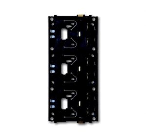 Busch-Jäger 6346/12-101 Busch-priOn® Sensoren, Grundträger für Busch-priOn®, Grundträger 3-fach, schwarz (6310-0-0138)
