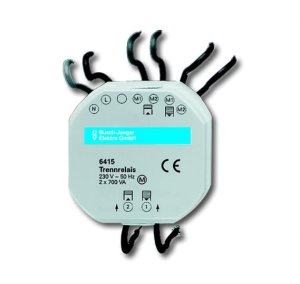 Busch-Jäger 6415 Busch-Jalousiecontrol® II, EB-Geräte, Busch-Jalousiecontrol® Trennrelais, 2-fach, (6410-0-0302)