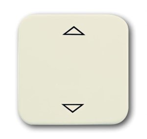 Busch-Jäger 6430-212-102 Busch-Jalousiecontrol® II, Bedienelemente Busch-Duro 2000® SI, Bedienelement für Busch-Jalousie-Einsatz, weiß (6430-0-0313)