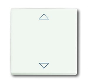 Busch-Jäger 6430-884-102 Busch-Jalousiecontrol® II, Bedienelemente future® linear, Bedienelement für Busch-Jalousie-Einsatz, studioweiß matt (6430-0-0385)