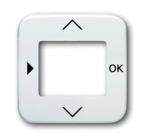 Busch-Jäger 6435-214 Busch-Timer®, Bedienelemente Reflex SI, Zentralscheibe für Busch-Timer® Bedienelement, alpinweiß (6430-0-0286)