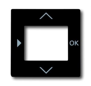 Busch-Jäger 6435-81 Busch-Timer®, Bedienelemente carat®, Zentralscheibe für Busch-Timer® Bedienelement, anthrazit (6430-0-0303)