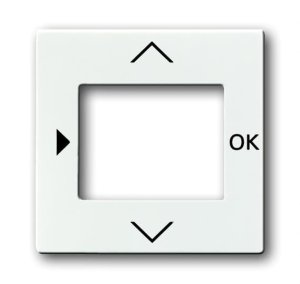 Busch-Jäger 6435-84 Busch-Timer®, Bedienelemente future® linear, Zentralscheibe für Busch-Timer® Bedienelement, studioweiß (6430-0-0306)
