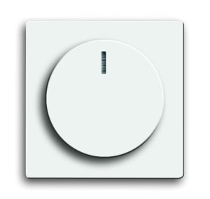 Busch-Jäger 6540-84-102 Busch-Dimmer®, Bedienelemente future® linear, Bedienelement für Drehdimmer, -102, studioweiß (6599-0-2953)