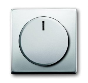 Busch-Jäger 6540-866-102 Busch-Dimmer®, Bedienelemente pur edelstahl, Bedienelement für Drehdimmer, -102, edelstahl (6599-0-2959)