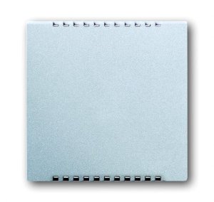 Busch-Jäger 6541-83 Busch-Dimmer®, Bedienelemente future® linear, Zentralscheibe für Kühlteil für UP-Drehdimmer, alusilber (6599-0-2885)