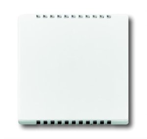 Busch-Jäger 6541-84 Busch-Dimmer®, Bedienelemente future® linear, Zentralscheibe für Kühlteil für UP-Drehdimmer, studioweiß (6599-0-2835)