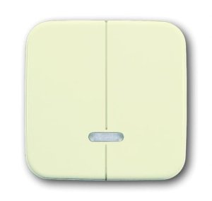 Busch-Jäger 6545-212 Busch-Dimmer®, Bedienelemente Busch-Duro 2000® SI, Bedienelement für Seriendimmer, weiß (6599-0-2888)
