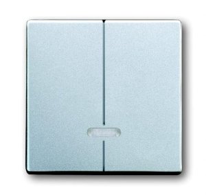 Busch-Jäger 6545-83 Busch-Dimmer®, Bedienelemente future® linear, Bedienelement für Seriendimmer, alusilber (6599-0-2914)
