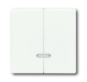 Busch-Jäger 6545-884 future® linear, Busch-Dimmer® - Bedienelemente, Bedienelement für Seriendimmer, studioweiß matt (6599-0-2964)