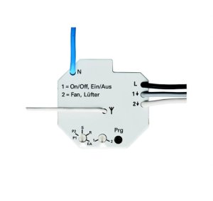 Busch-Jäger 6703 Busch-Funkcontrol, UP-Einsätze, Serienaktor WAVELINE, (6700-0-0028)