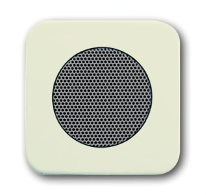 Busch-Jäger 8253-212 AudioWorld, Zentralscheibe für Einbau-Lautsprecher, Zentralscheibe für Einbau-Lautsprecher, SI, weiß (8200-0-0076)
