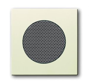 Busch-Jäger 8253-82 AudioWorld, Zentralscheibe für Einbau-Lautsprecher, Zentralscheibe für Einbau-Lautsprecher, future® linear, elfenbeinweiß (8200-0-0079)