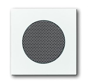 Busch-Jäger 8253-84 AudioWorld, Zentralscheibe für Einbau-Lautsprecher, Zentralscheibe für Einbau-Lautsprecher, future® linear, studioweiß (8200-0-0081)