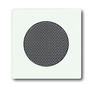 Busch-Jäger 8253-884 AudioWorld, Zentralscheibe für Einbau-Lautsprecher, Zentralscheibe für Einbau-Lautsprecher, future® linear, studioweiß matt (8200-0-0123)