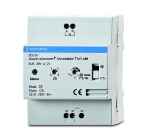 Busch-Jäger 83330 Busch-Welcome®, Systemgeräte, Schaltaktor Tür/Licht, (8300-0-0044)