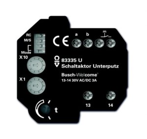Busch-Jäger 83335 U Busch-Welcome®, Systemgeräte, Schaltaktor Unterputz, (8300-0-0327)