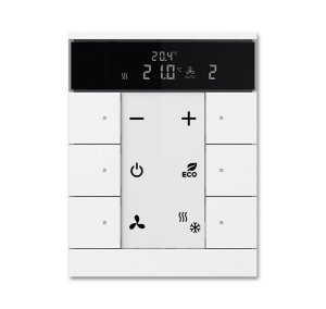 Busch-Jäger HVAC-Gerät,6fach BE, SBR/U6.0.11-84
