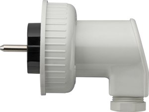Gira 002031 SCHUKO-Stecker WD Aufputz Grau