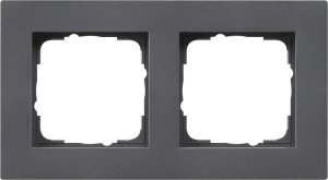 GIRA Abdeckrahmen 2f flach Gira 0212235