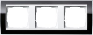 Gira 0213733 Abdeckrahmen 3fach fuer reinweiss Gira Event Klar Schwarz
