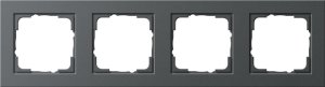 Gira 021423 Abdeckrahmen 4fach Gira E2 Anthrazit