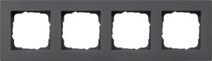 GIRA Abdeckrahmen 4f flach Gira 0214235