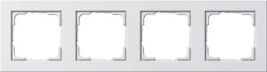 Gira 021429 Abdeckrahmen 4fach Gira E2 Reinweiss