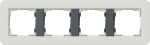 GIRA Abdeckrahmen 4-fach Gira E3 0214421