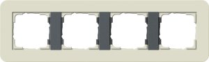 GIRA Abdeckrahmen 4-fach Gira E3 0214427