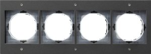 Gira 021467 Abdeckrahmen 4fach Gira TX_44 (WG UP) Anthrazit