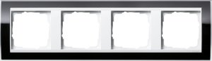 Gira 0214733 Abdeckrahmen 4fach fuer reinweiss Gira Event Klar Schwarz