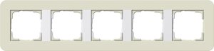 GIRA Abdeckrahmen 5-fach Gira E3 0215417