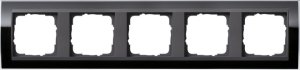 Gira 0215738 Abdeckrahmen 5fach fuer Anthrazit Gira Event Klar Schwarz
